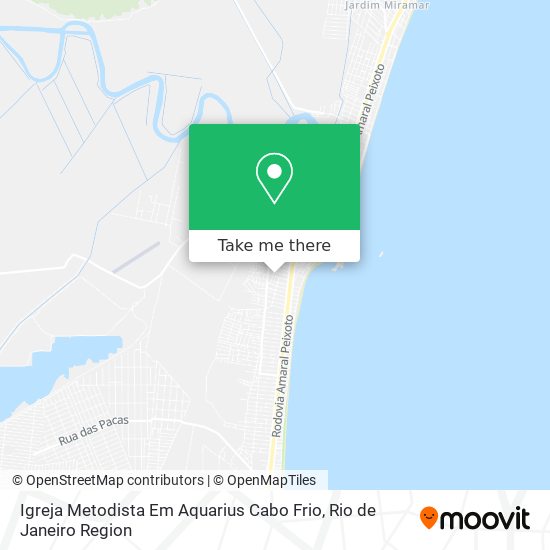Igreja Metodista Em Aquarius Cabo Frio map