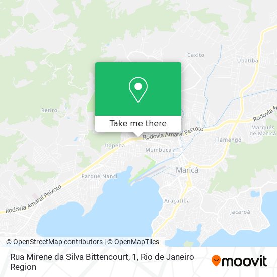 Rua Mirene da Silva Bittencourt, 1 map