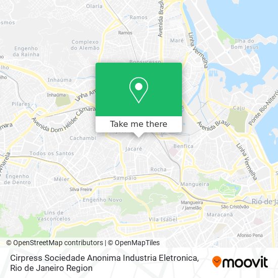 Cirpress Sociedade Anonima Industria Eletronica map