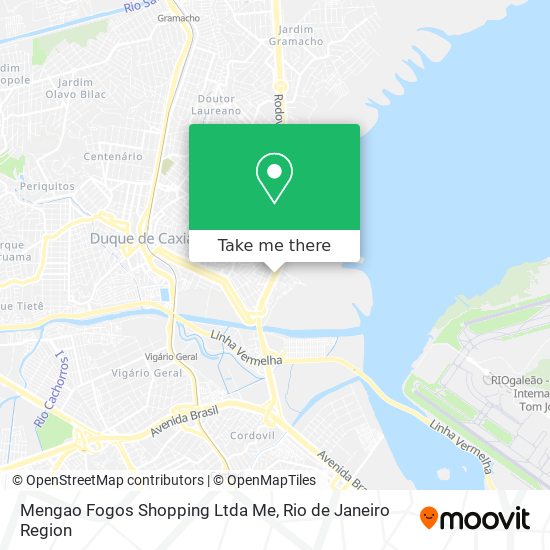 Mengao Fogos Shopping Ltda Me map