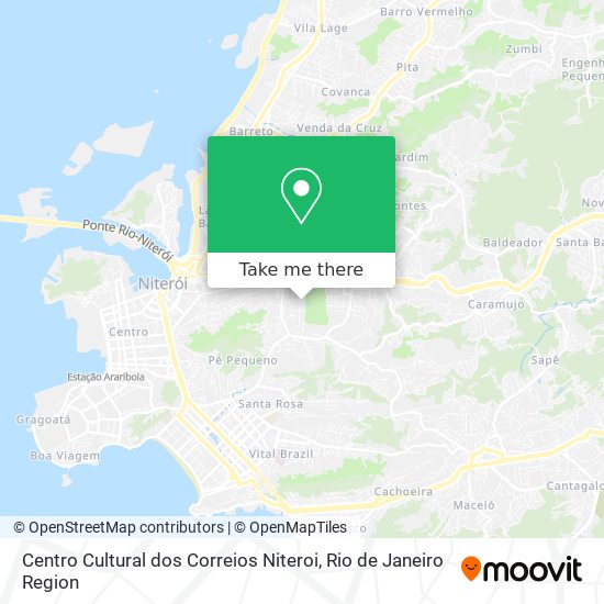 Centro Cultural dos Correios Niteroi map