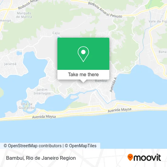 Bambuí map