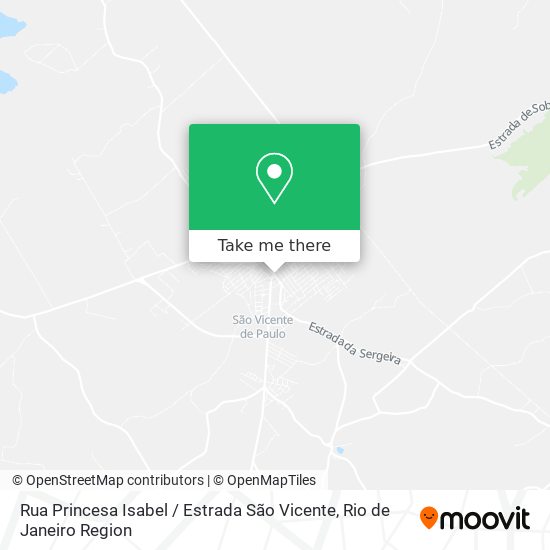Rua Princesa Isabel / Estrada São Vicente map