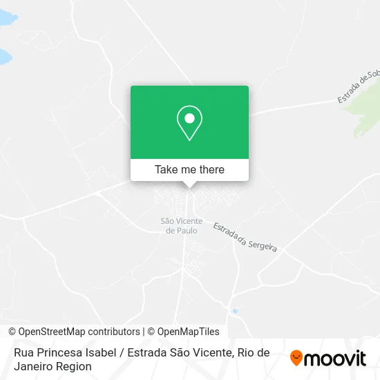 Rua Princesa Isabel / Estrada São Vicente map