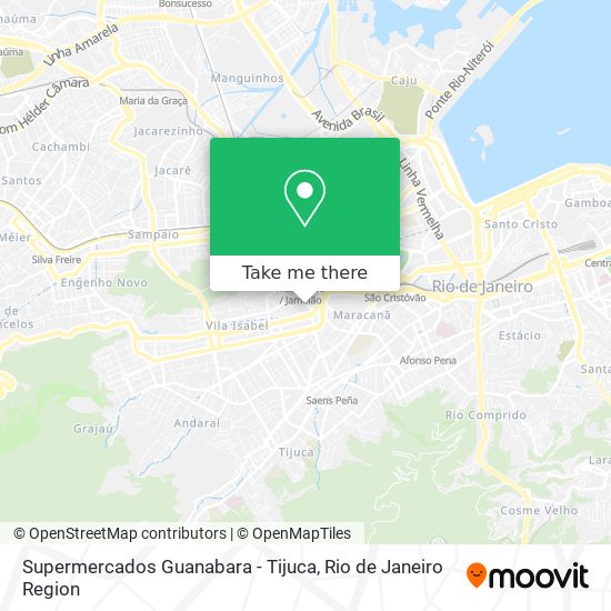 Supermercados Guanabara - Tijuca map