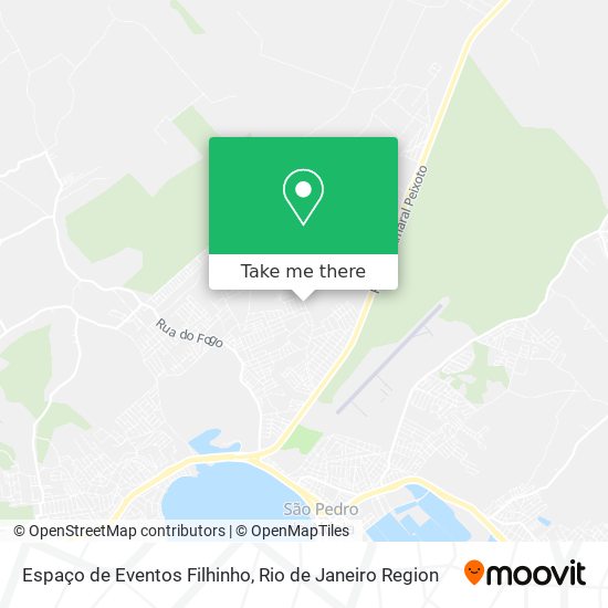 Espaço de Eventos Filhinho map