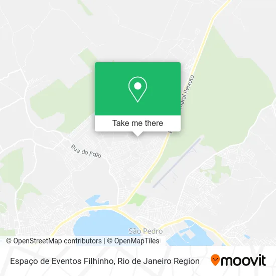 Espaço de Eventos Filhinho map