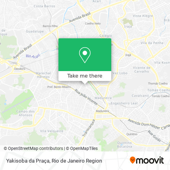 Yakisoba da Praça map