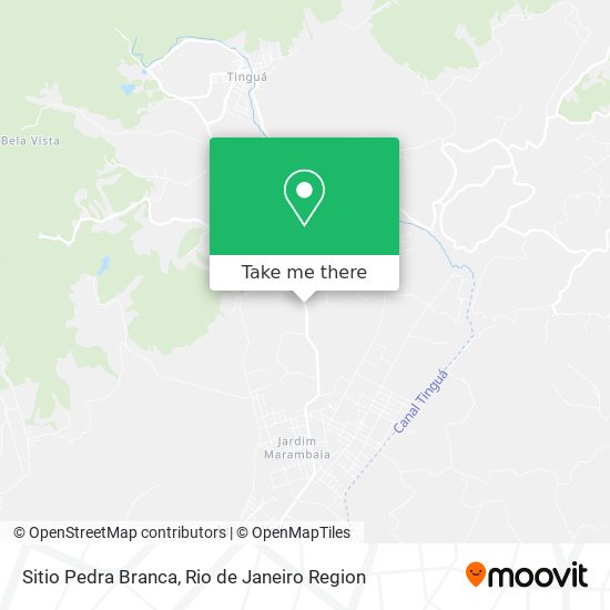 Sitio Pedra Branca map