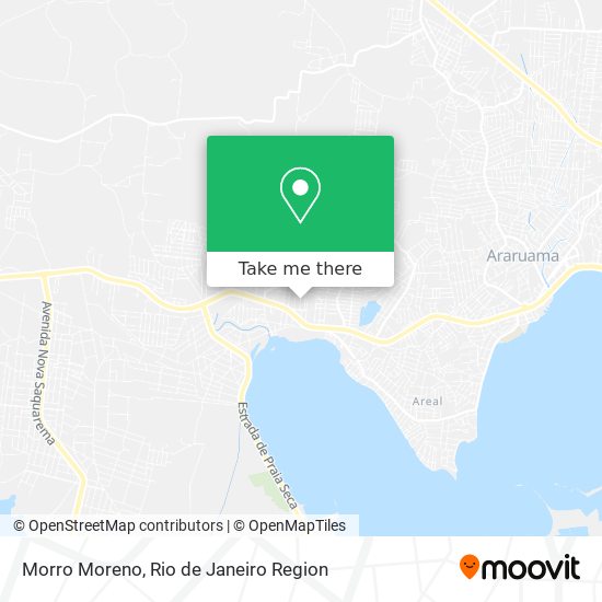 Morro Moreno map