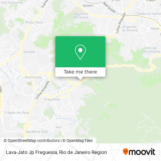 Mapa Lava-Jato Jp Freguesia