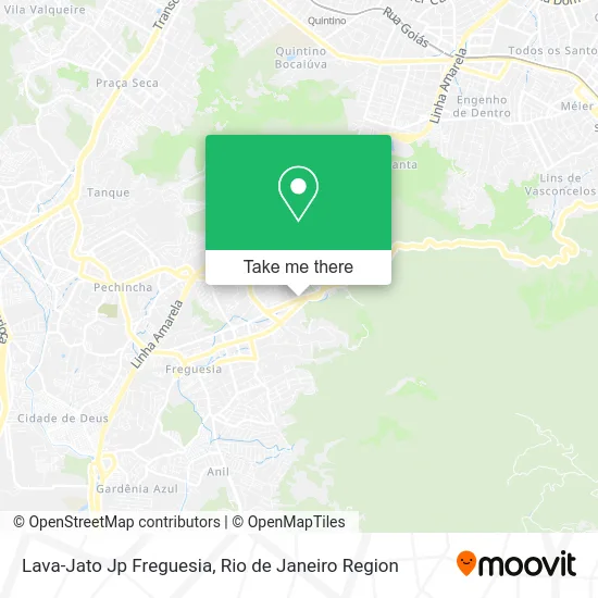 Lava-Jato Jp Freguesia map