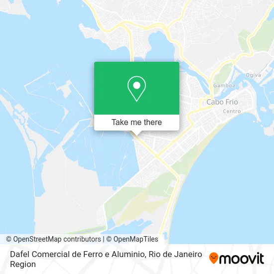 Dafel Comercial de Ferro e Aluminio map