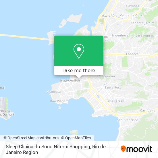 Sleep Clínica do Sono Niterói Shopping map