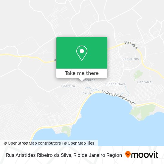 Mapa Rua Aristides Ribeiro da Silva