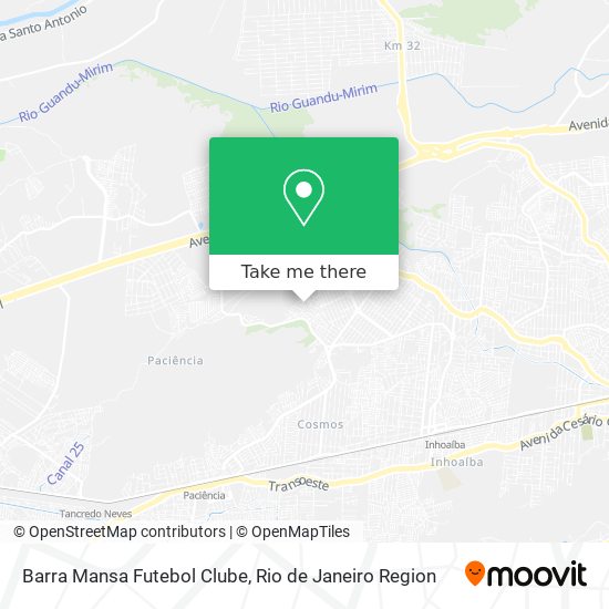 Barra Mansa Futebol Clube map