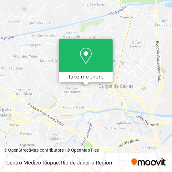 Centro Medico Riopae map