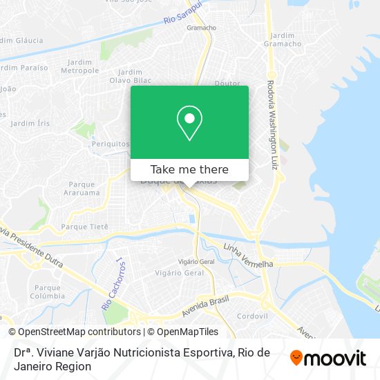 Mapa Drª. Viviane Varjão Nutricionista Esportiva