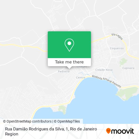 Rua Damião Rodrigues da Silva, 1 map