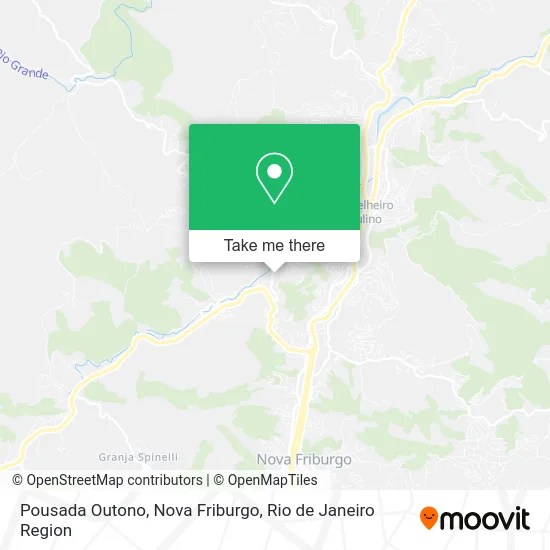 Pousada Outono, Nova Friburgo map