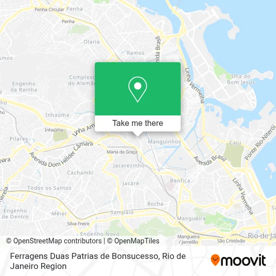 Ferragens Duas Patrias de Bonsucesso map