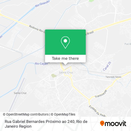 Mapa Rua Gabriel Bernardes Próximo ao 240