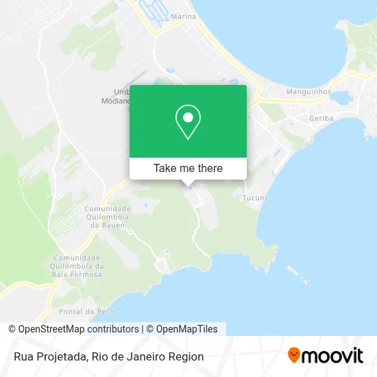 Rua Projetada map