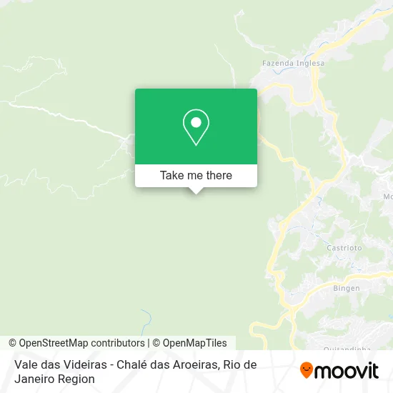 Vale das Videiras - Chalé das Aroeiras map