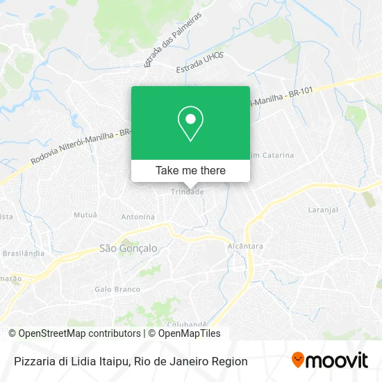 Pizzaria di Lidia Itaipu map