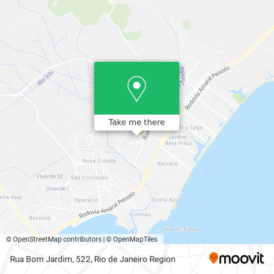 Rua Bom Jardim, 522 map