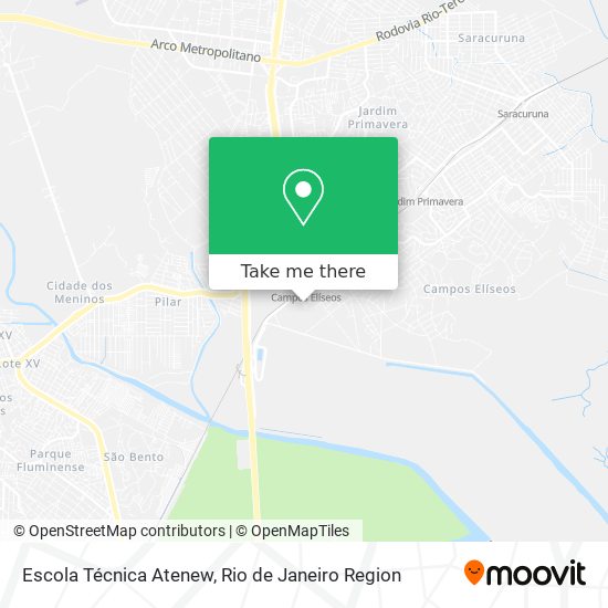 Escola Técnica Atenew map