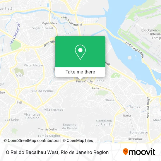 O Rei do Bacalhau West map