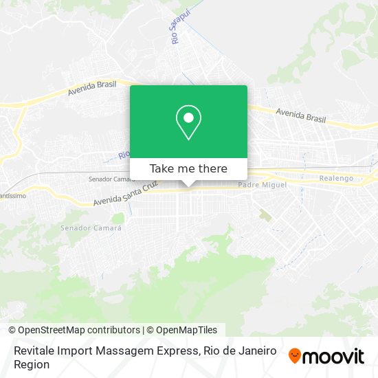 Revitale Import Massagem Express map