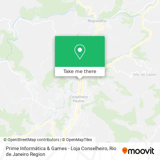 Prime Informática & Games - Loja Conselheiro map