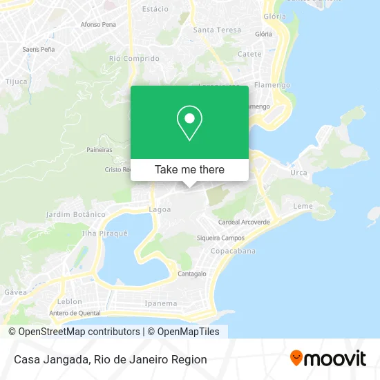 Casa Jangada map