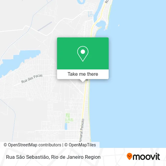 Rua São Sebastião map