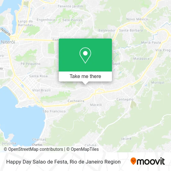 Happy Day Salao de Festa map