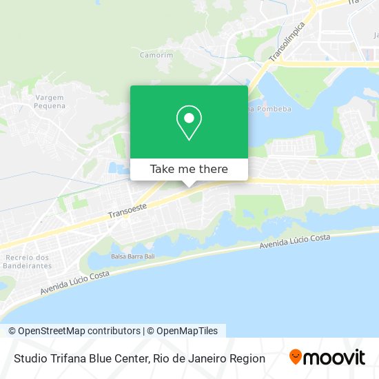 Studio Trifana Blue Center map