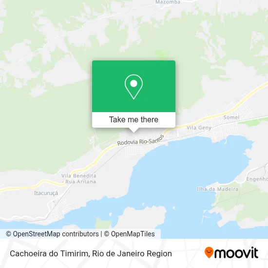 Cachoeira do Timirim map