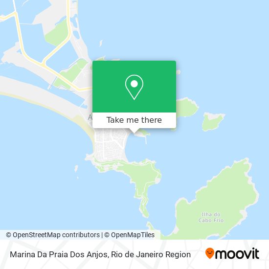 Marina Da Praia Dos Anjos map