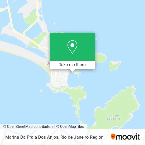Marina Da Praia Dos Anjos map