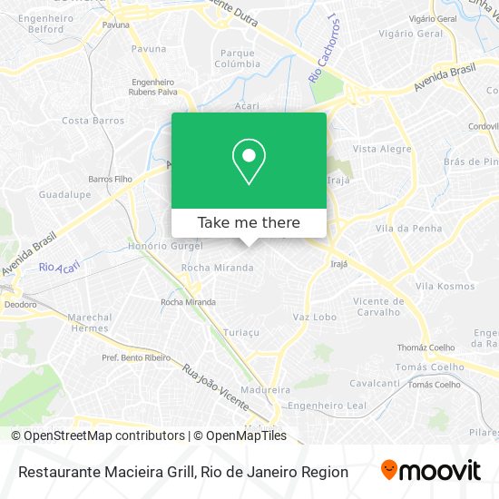 Restaurante Macieira Grill map