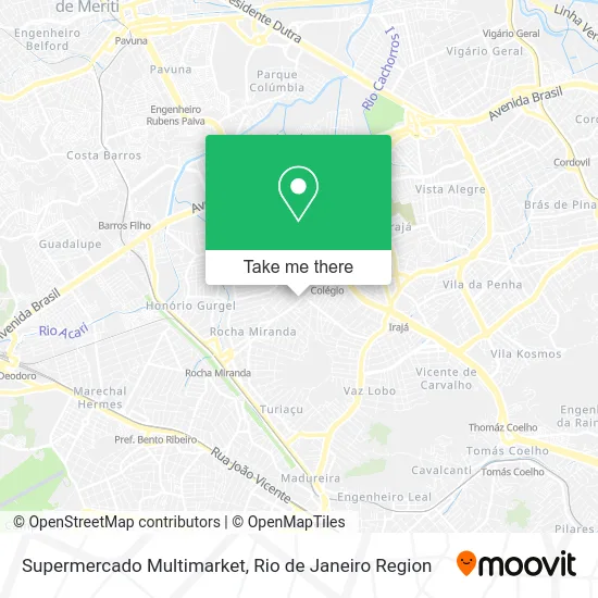 Supermercado Multimarket map