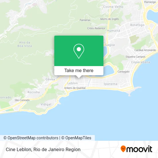 Cine Leblon map