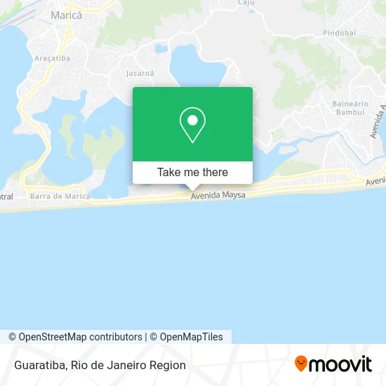 Guaratiba map