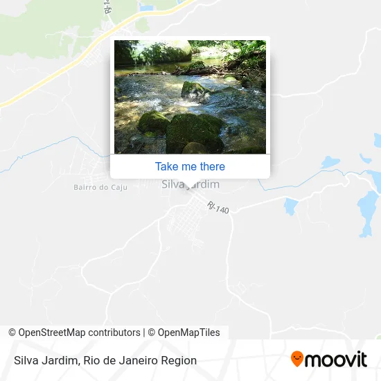 Silva Jardim map