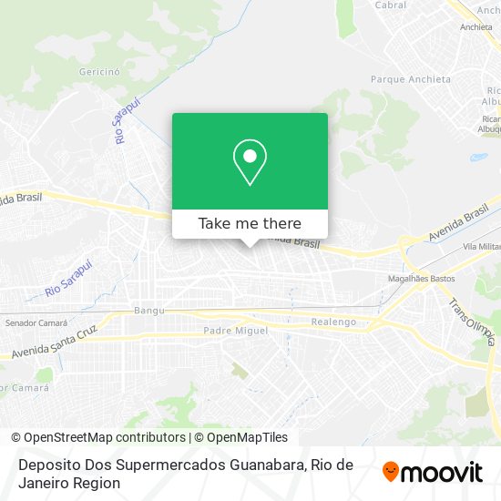 Deposito Dos Supermercados Guanabara map