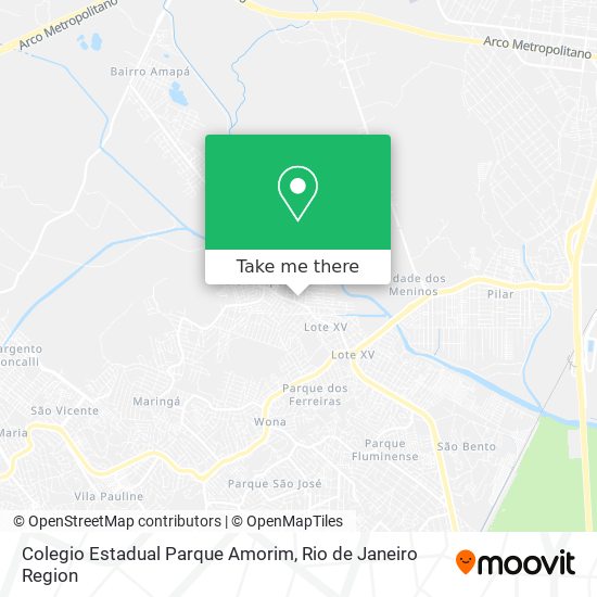 Colegio Estadual Parque Amorim map