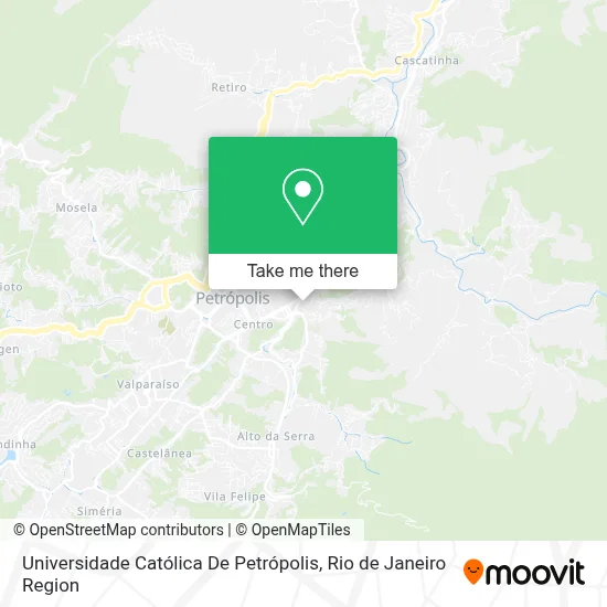Universidade Católica De Petrópolis map