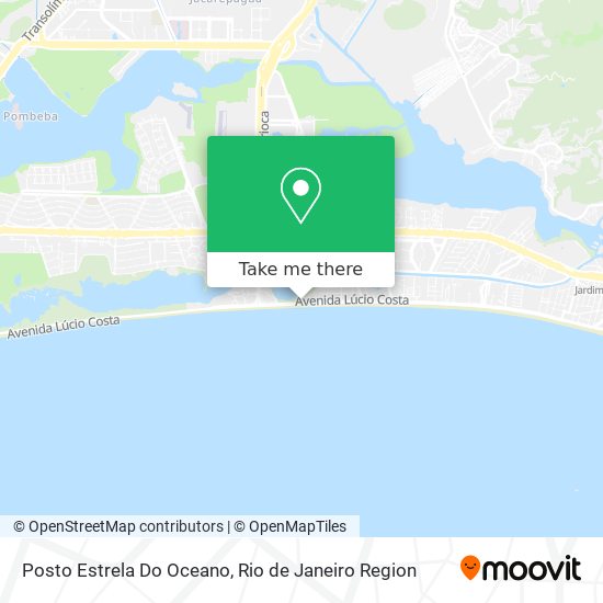 Posto Estrela Do Oceano map
